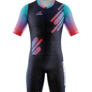 Triathlon Vereniging Haarlemmermeer - shortsleeve Trisuit HEREN